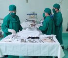   Phẫu thuật gắp xương cá đâm thủng ruột non cho bệnh nhân tại Bệnh viện đa khoa Thọ Xuân